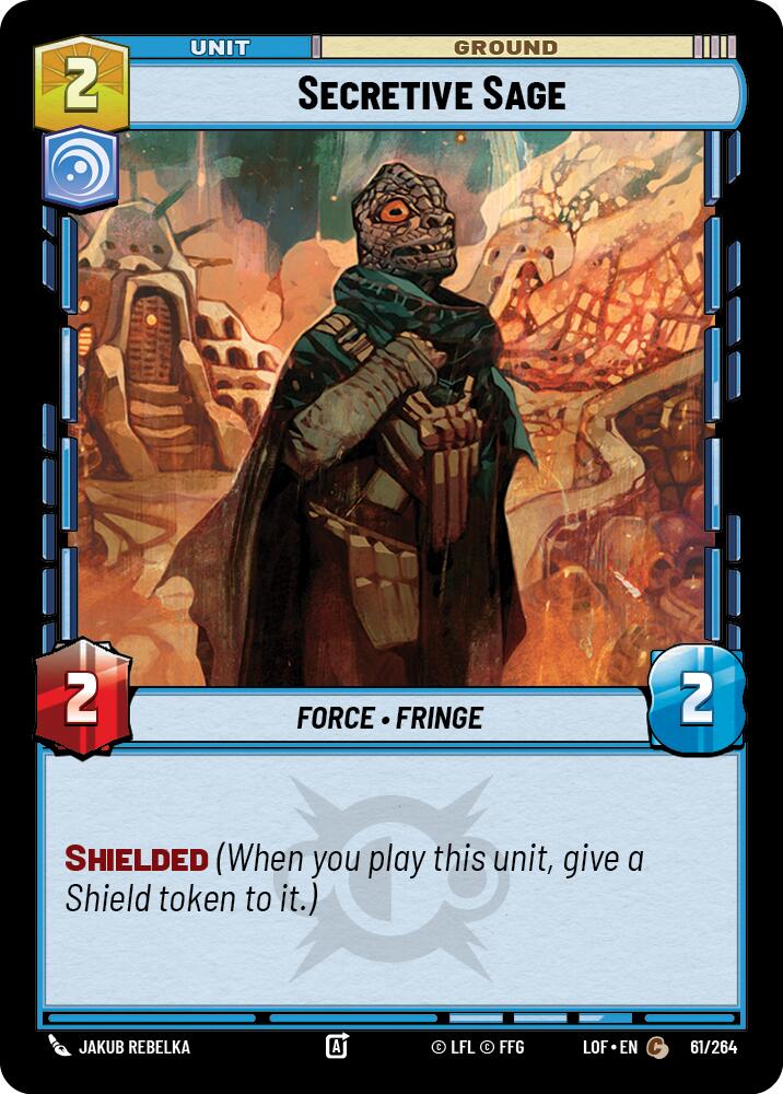 Secretive Sage (61/264) (61/264) [Legends of the Force] | Jomio and Rueliete's Cards and Comics