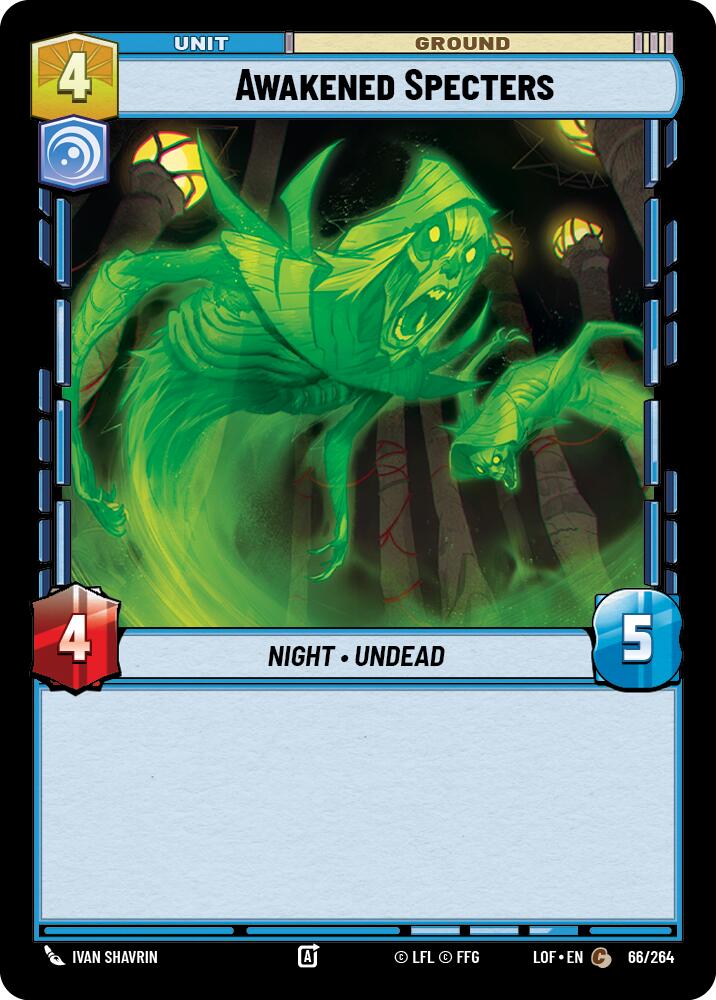 Awakened Specters (66/264) (66/264) [Legends of the Force] | Jomio and Rueliete's Cards and Comics