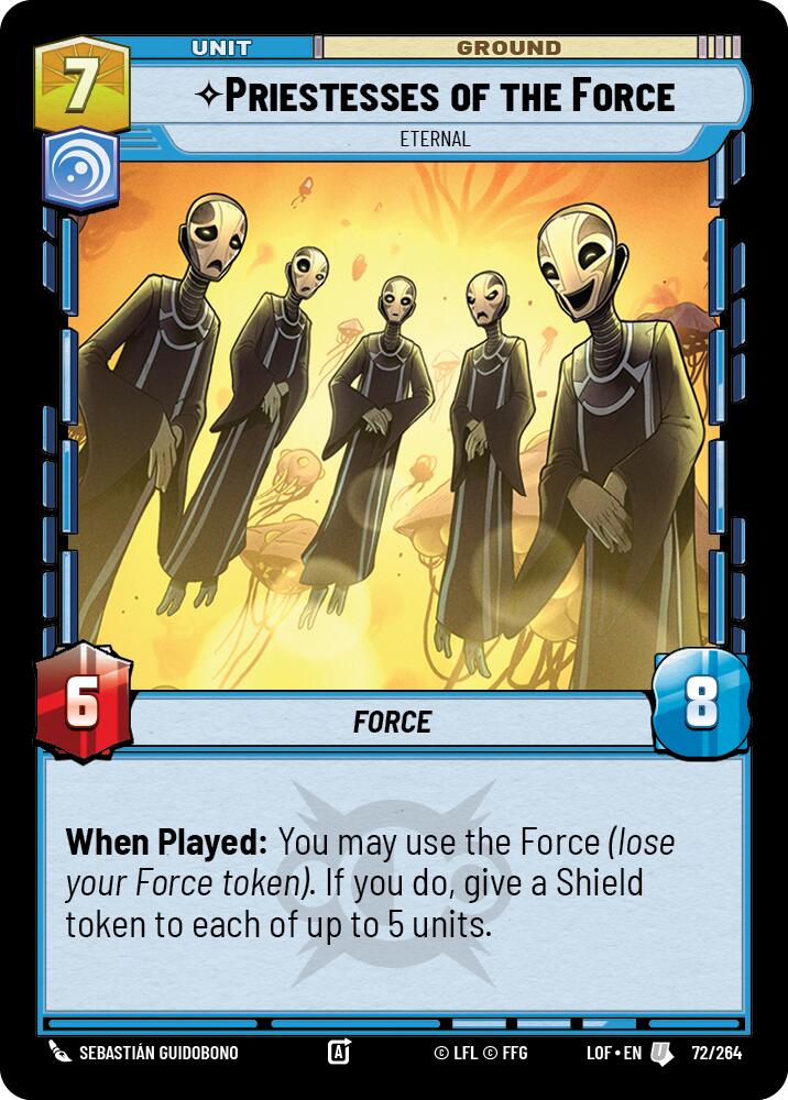 Priestesses of the Force - Eternal (72/264) (72/264) [Legends of the Force] | Jomio and Rueliete's Cards and Comics
