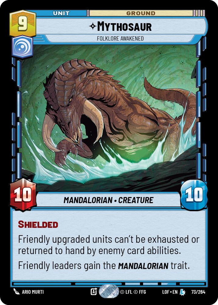 Mythosaur - Folklore Awakened (73/264) (73/264) [Legends of the Force] | Jomio and Rueliete's Cards and Comics