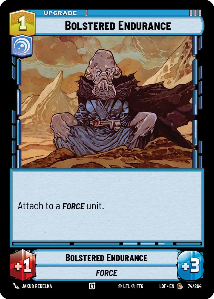 Bolstered Endurance (74/264) (74/264) [Legends of the Force] | Jomio and Rueliete's Cards and Comics