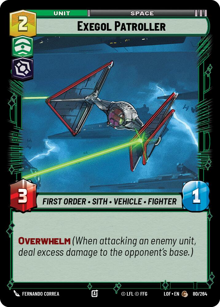 Exegol Patroller (80/264) (80/264) [Legends of the Force] | Jomio and Rueliete's Cards and Comics