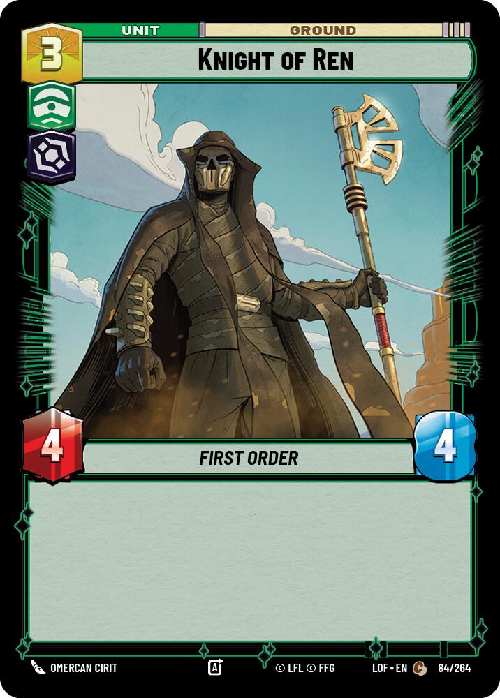 Knight of Ren (84/264) (84/264) [Legends of the Force] | Jomio and Rueliete's Cards and Comics