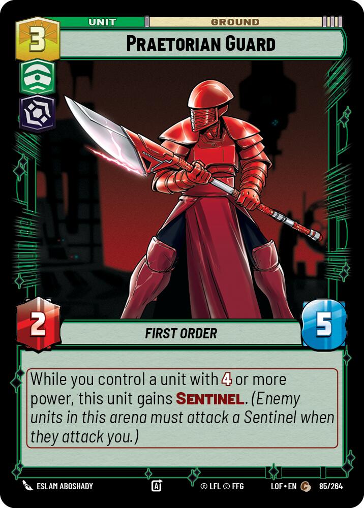 Praetorian Guard (85/264) (85/264) [Legends of the Force] | Jomio and Rueliete's Cards and Comics