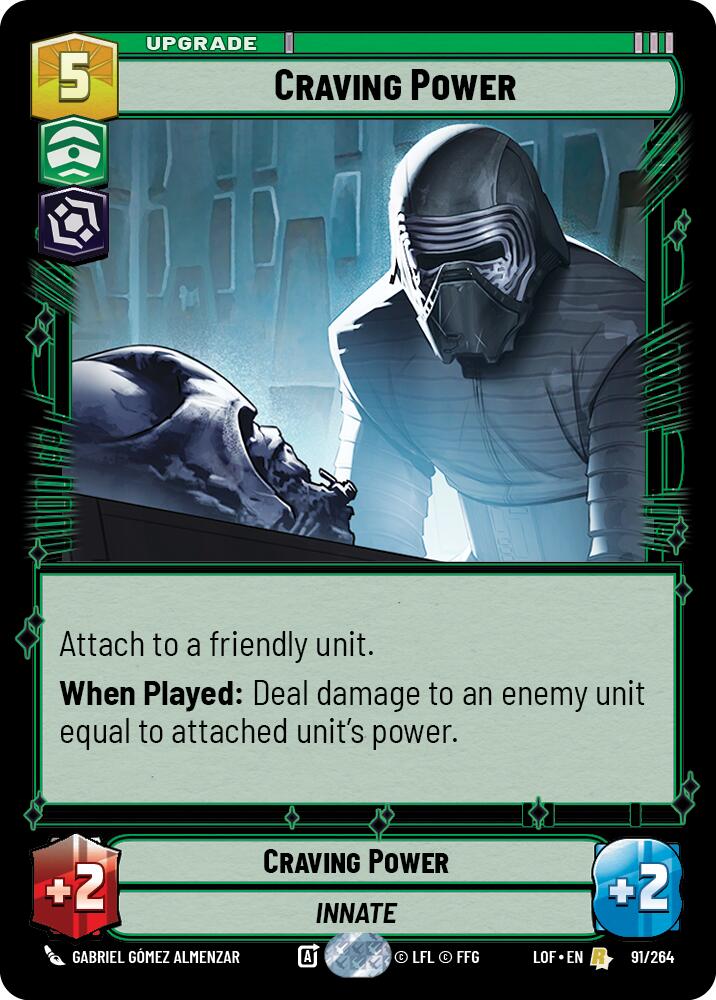 Craving Power (91/264) (91/264) [Legends of the Force] | Jomio and Rueliete's Cards and Comics