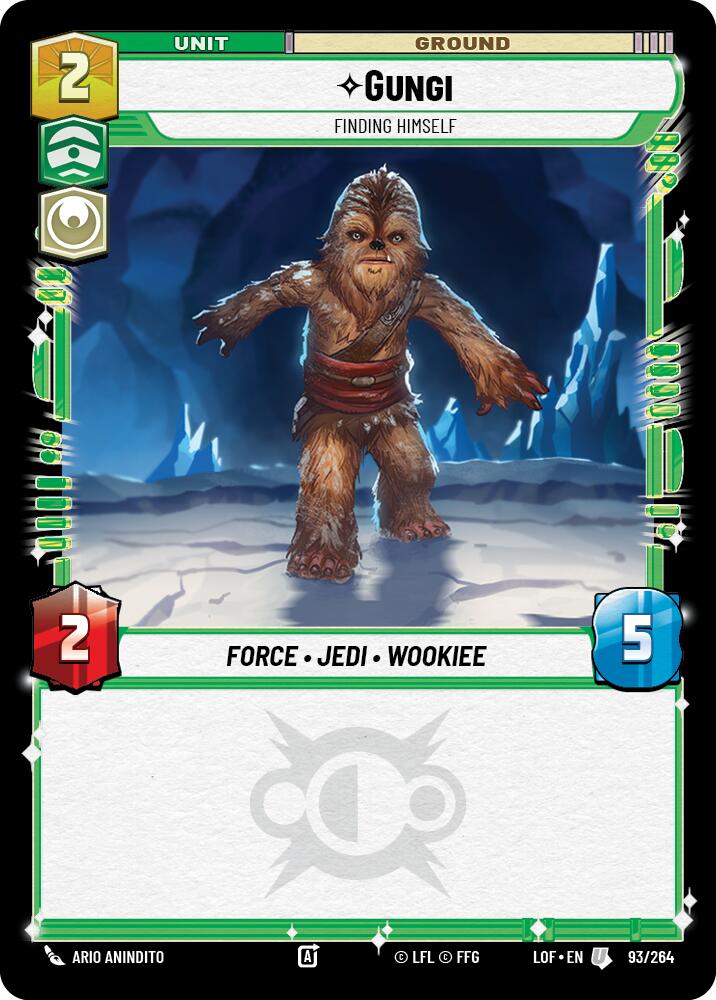 Gungi - Finding Himself (93/264) (93/264) [Legends of the Force] | Jomio and Rueliete's Cards and Comics