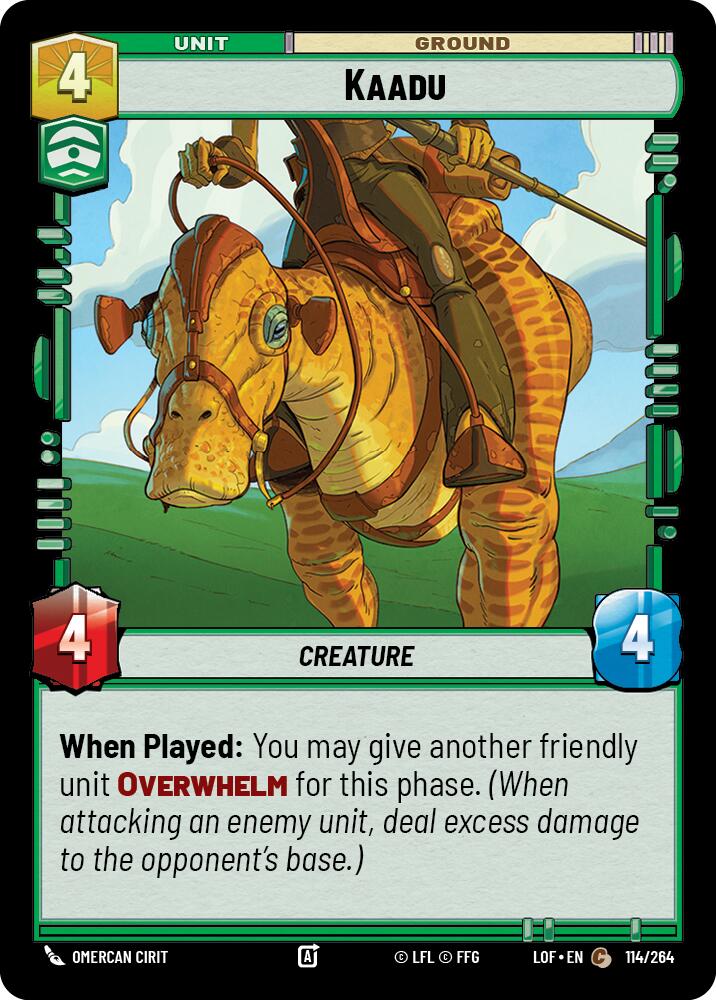 Kaadu (114/264) (114/264) [Legends of the Force] | Jomio and Rueliete's Cards and Comics