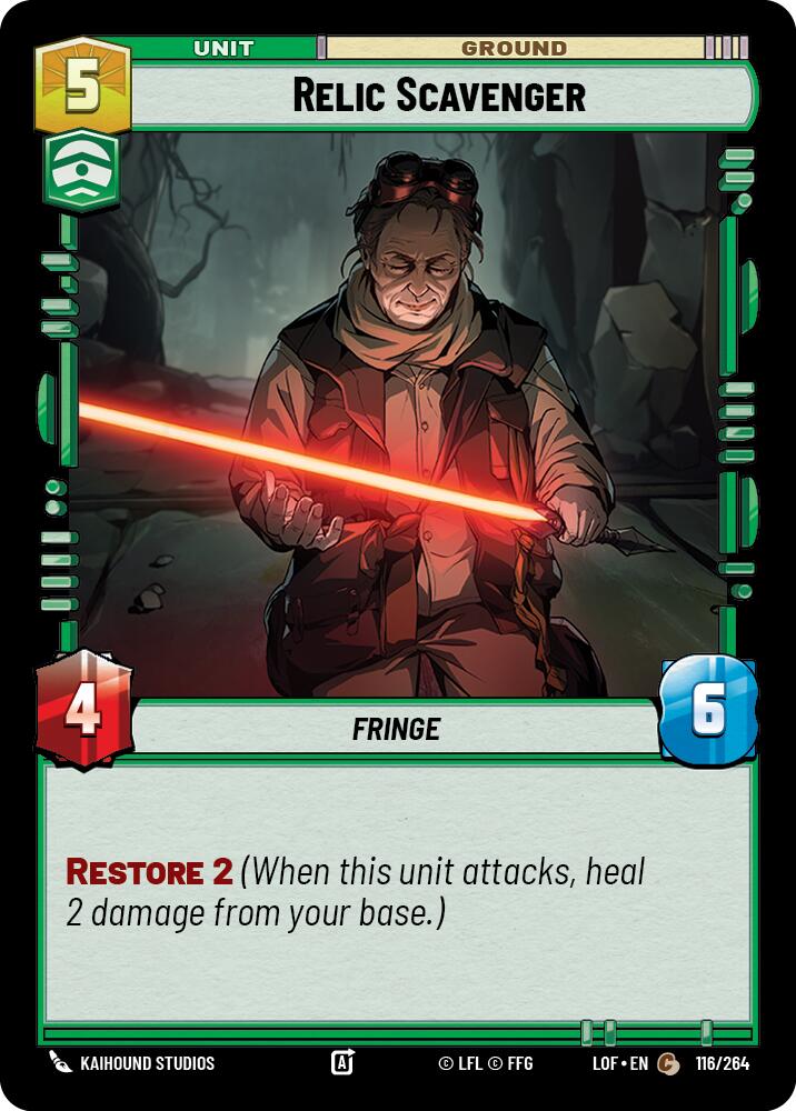 Relic Scavenger (116/264) (116/264) [Legends of the Force] | Jomio and Rueliete's Cards and Comics