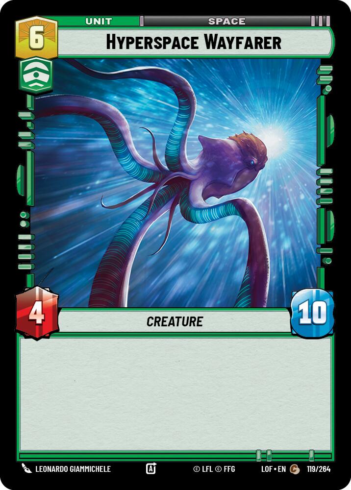 Hyperspace Wayfarer (119/264) (119/264) [Legends of the Force] | Jomio and Rueliete's Cards and Comics