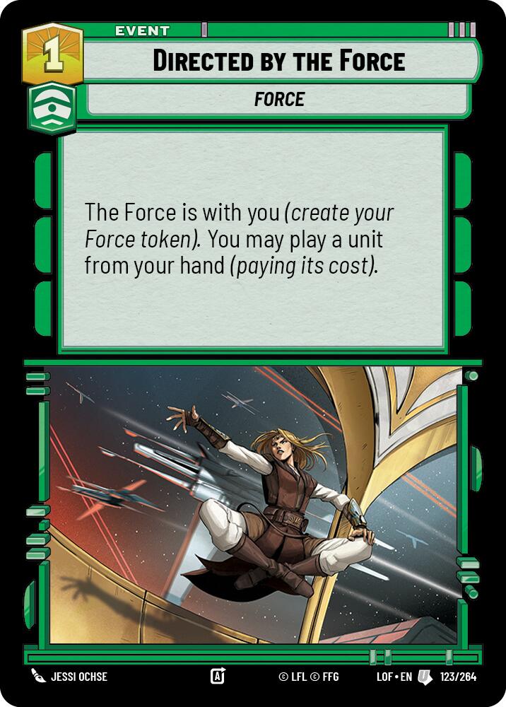 Directed by the Force (123/264) (123/264) [Legends of the Force] | Jomio and Rueliete's Cards and Comics