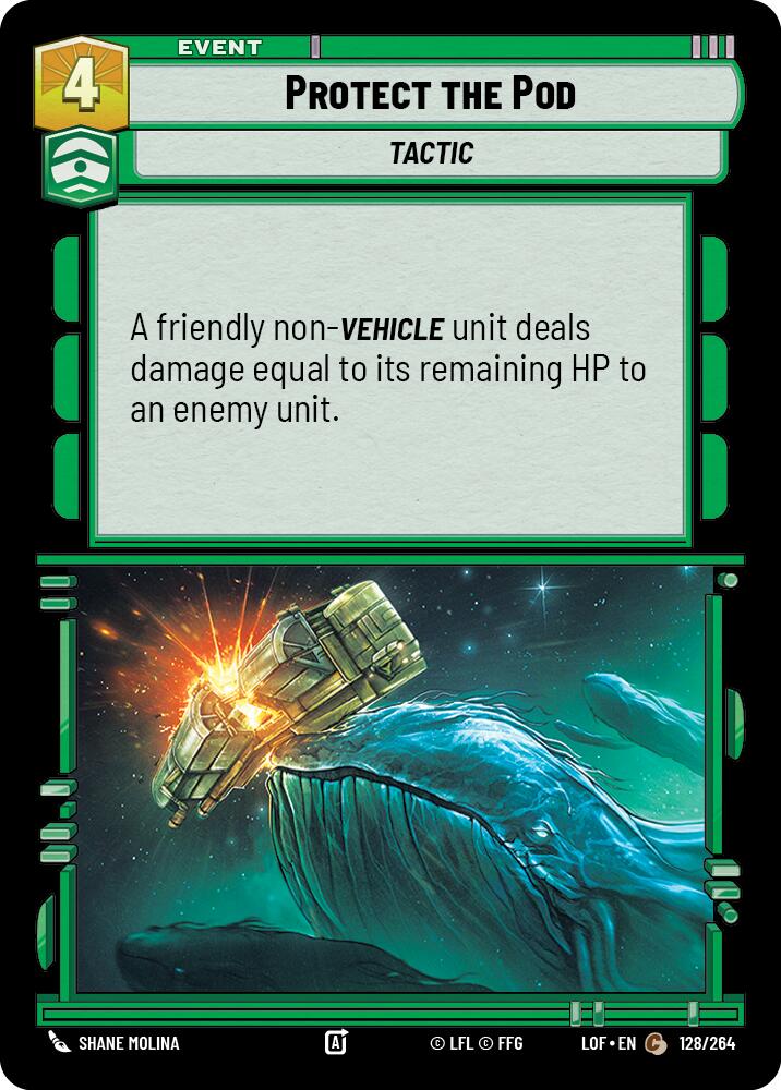 Protect the Pod (128/264) (128/264) [Legends of the Force] | Jomio and Rueliete's Cards and Comics