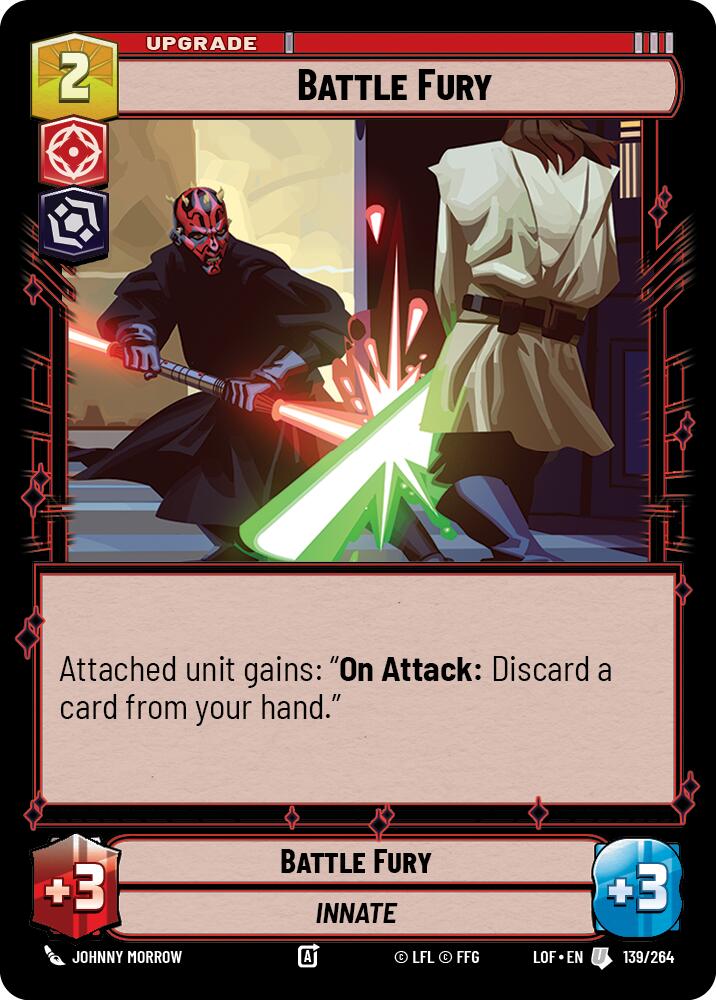 Battle Fury (139/264) (139/264) [Legends of the Force] | Jomio and Rueliete's Cards and Comics