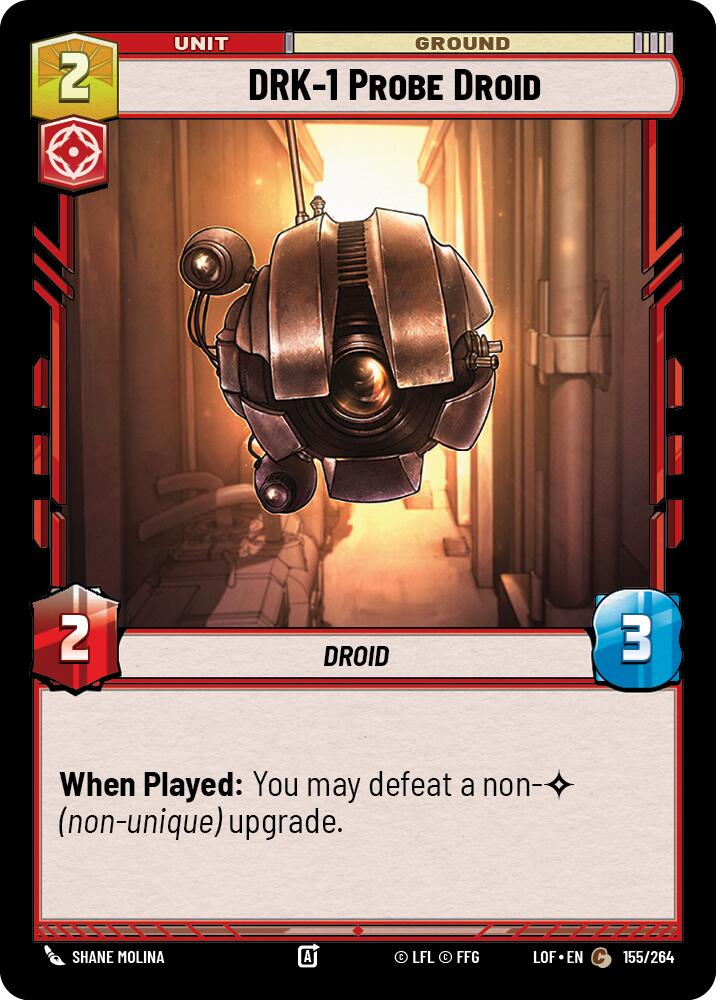 DRK-1 Probe Droid (155/264) (155/264) [Legends of the Force] | Jomio and Rueliete's Cards and Comics