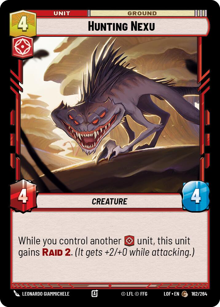 Hunting Nexu (162/264) (162/264) [Legends of the Force] | Jomio and Rueliete's Cards and Comics