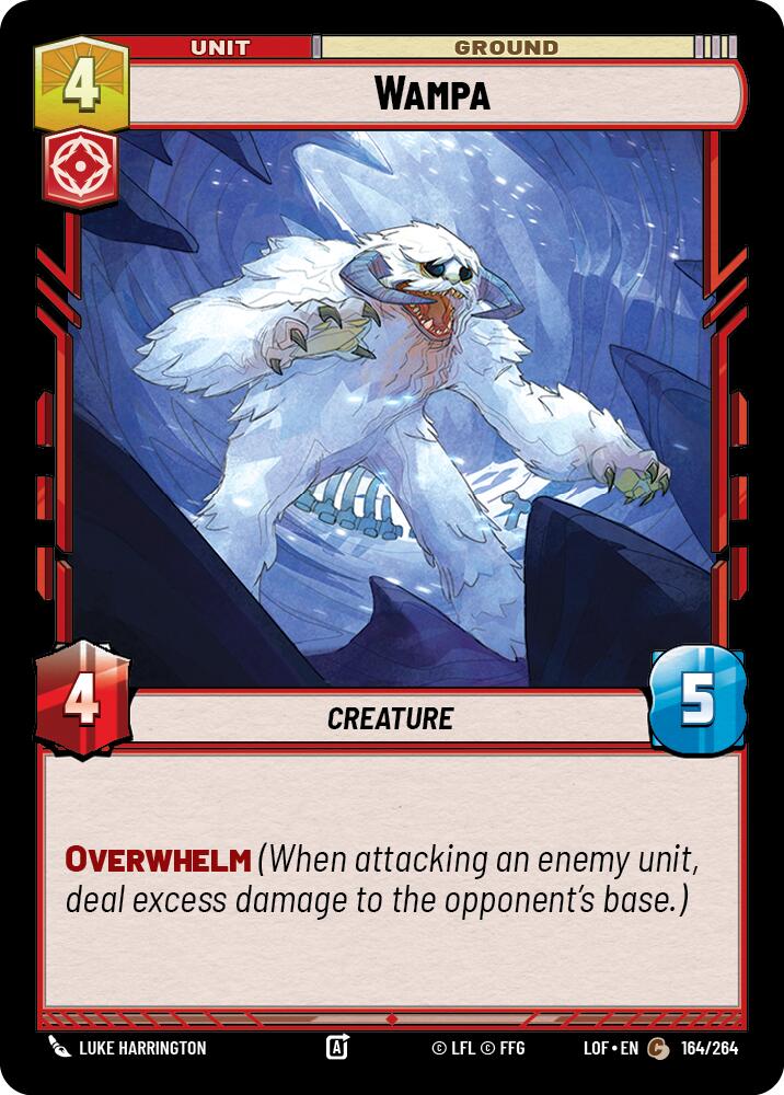 Wampa (164/264) (164/264) [Legends of the Force] | Jomio and Rueliete's Cards and Comics
