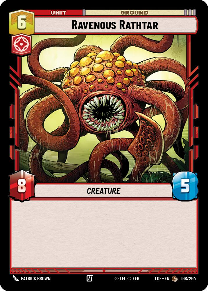 Ravenous Rathtar (168/264) (168/264) [Legends of the Force] | Jomio and Rueliete's Cards and Comics