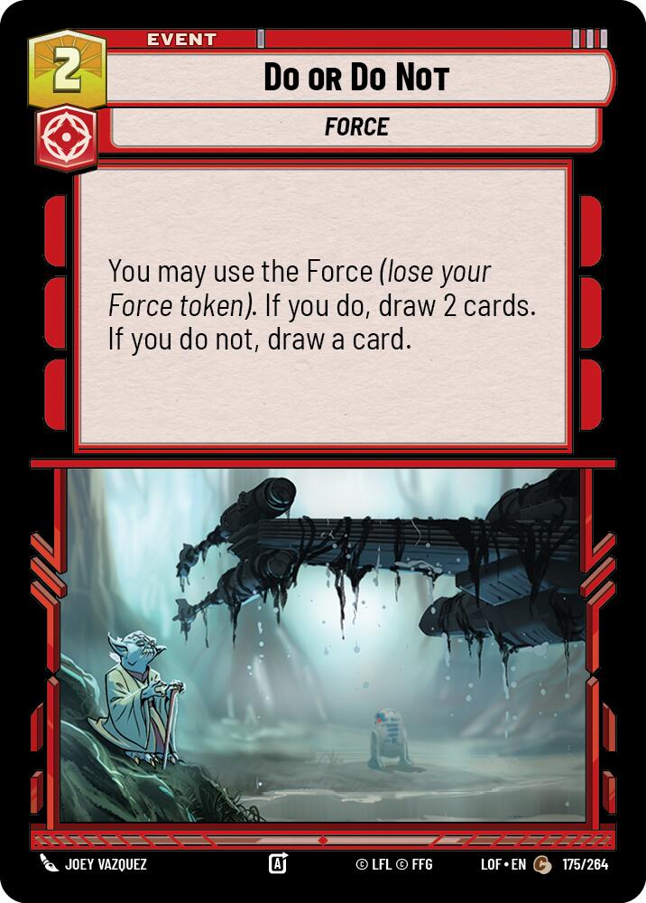 Do or Do Not (175/264) (175/264) [Legends of the Force] | Jomio and Rueliete's Cards and Comics