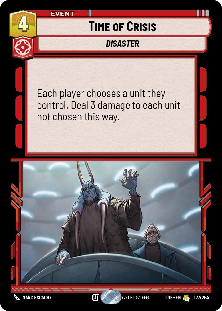 Time of Crisis (177/264) (177/264) [Legends of the Force] | Jomio and Rueliete's Cards and Comics