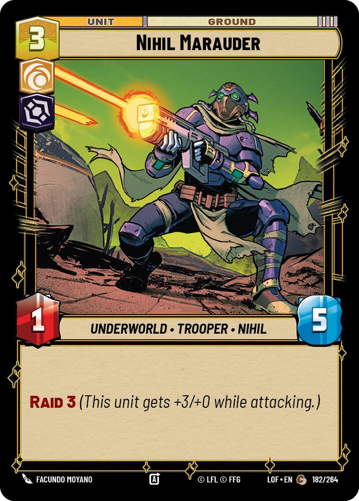 Nihil Marauder (182/264) (182/264) [Legends of the Force] | Jomio and Rueliete's Cards and Comics