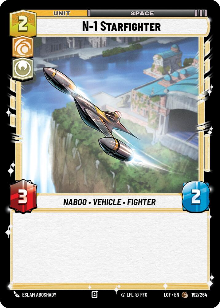 N-1 Starfighter (192/264) (192/264) [Legends of the Force] | Jomio and Rueliete's Cards and Comics