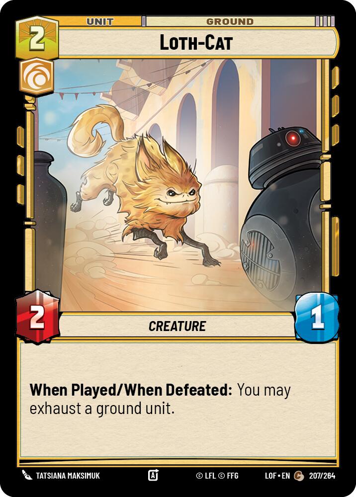 Loth-Cat (207/264) (207/264) [Legends of the Force] | Jomio and Rueliete's Cards and Comics