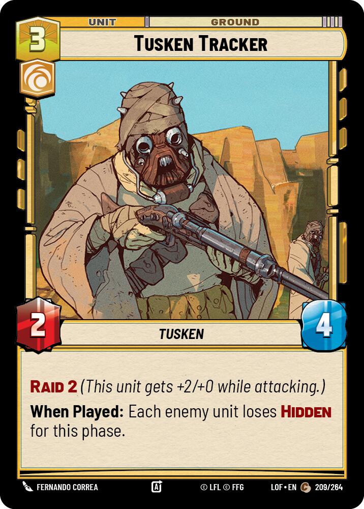 Tusken Tracker (209/264) (209/264) [Legends of the Force] | Jomio and Rueliete's Cards and Comics