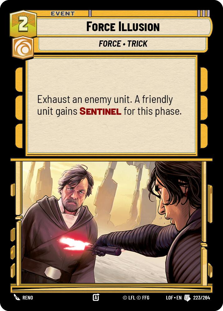 Force Illusion (223/264) (223/264) [Legends of the Force] | Jomio and Rueliete's Cards and Comics