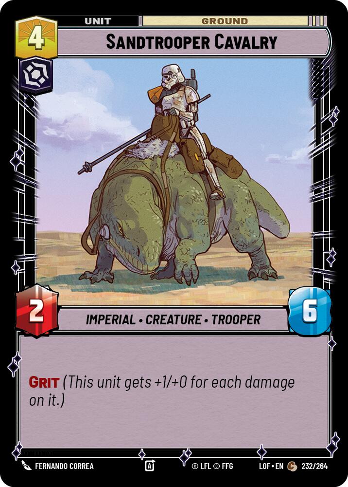 Sandtrooper Cavalry (232/264) (232/264) [Legends of the Force] | Jomio and Rueliete's Cards and Comics
