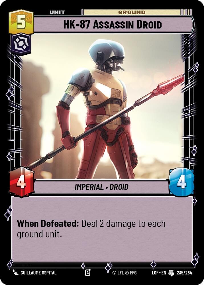 HK-87 Assassin Droid (235/264) (235/264) [Legends of the Force] | Jomio and Rueliete's Cards and Comics