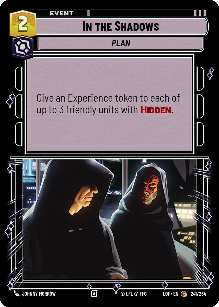 In the Shadows (241/264) (241/264) [Legends of the Force] | Jomio and Rueliete's Cards and Comics