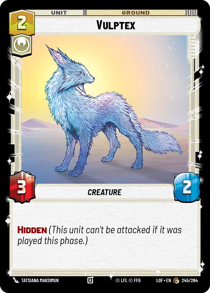 Vulptex (245/264) (245/264) [Legends of the Force] | Jomio and Rueliete's Cards and Comics