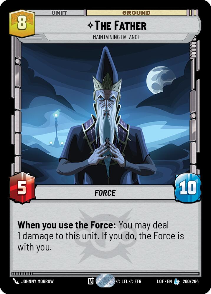 The Father - Maintaining Balance (260/264) (260/264) [Legends of the Force] | Jomio and Rueliete's Cards and Comics