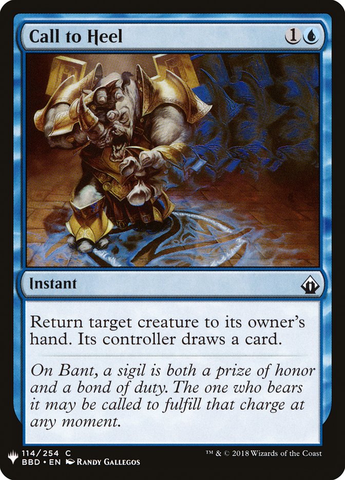 Call to Heel [Mystery Booster] | Jomio and Rueliete's Cards and Comics