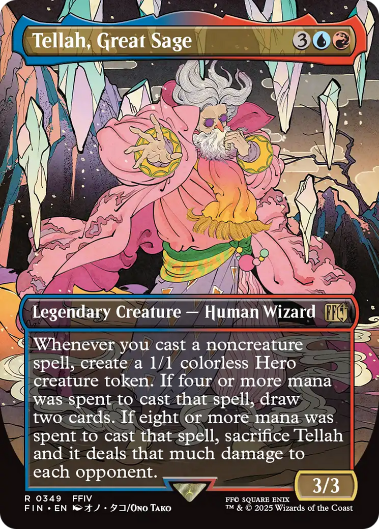 Tellah, Great Sage (Borderless) [FINAL FANTASY] | Jomio and Rueliete's Cards and Comics