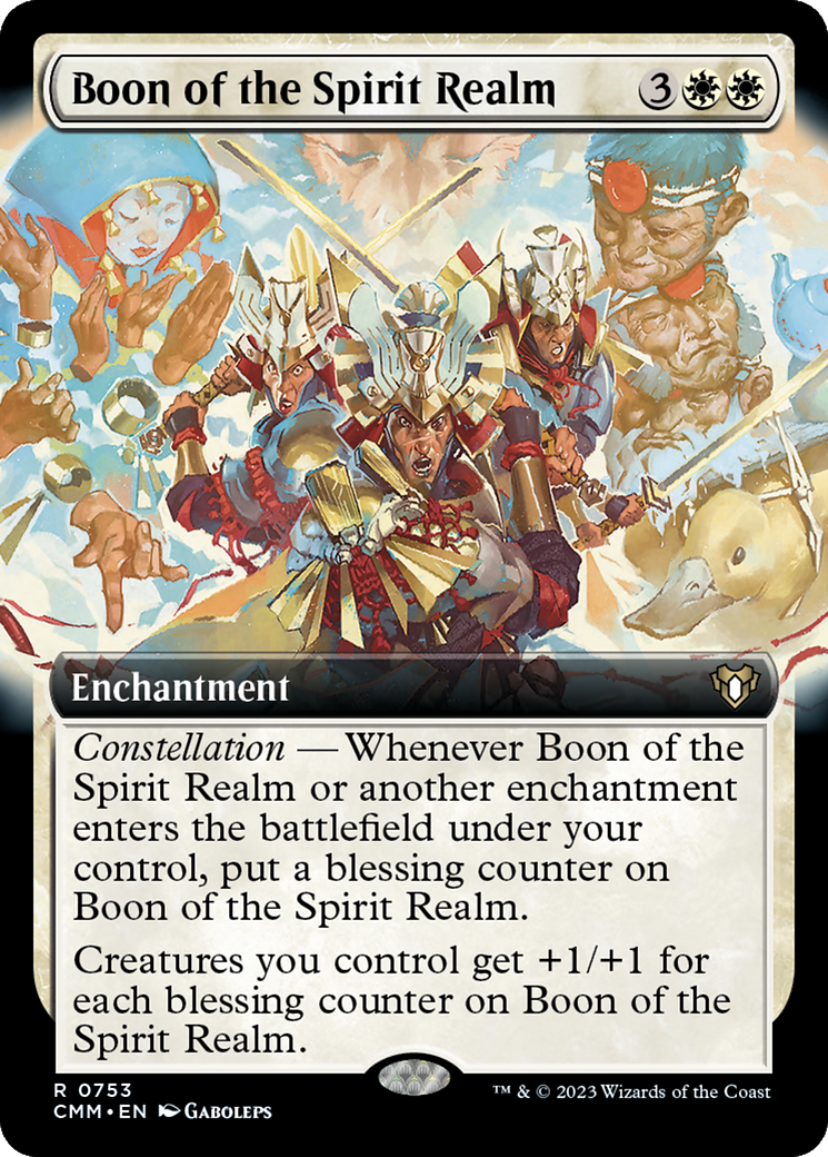 Boon of the Spirit Realm (Extended Art) [Commander Masters] | Jomio and Rueliete's Cards and Comics