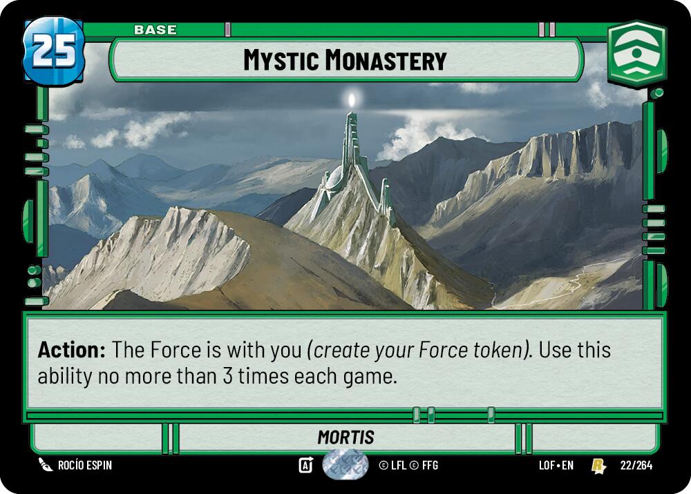 Mystic Monastery (022/264) (022/264) [Legends of the Force] | Jomio and Rueliete's Cards and Comics