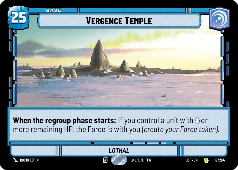 Vergence Temple (019/264) (019/264) [Legends of the Force] | Jomio and Rueliete's Cards and Comics