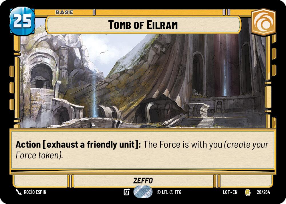 Tomb of Eilram (028/264) (028/264) [Legends of the Force] | Jomio and Rueliete's Cards and Comics