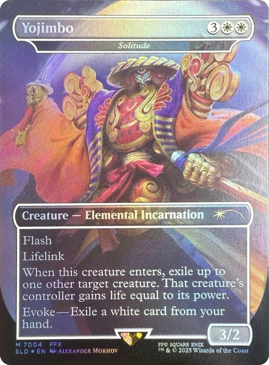 Yojimbo - Solitude (Rainbow Foil) [Secret Lair Drop Series] | Jomio and Rueliete's Cards and Comics