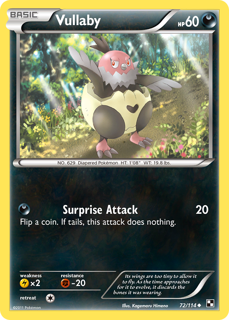 Vullaby (72/114) [Black & White: Base Set] | Jomio and Rueliete's Cards and Comics