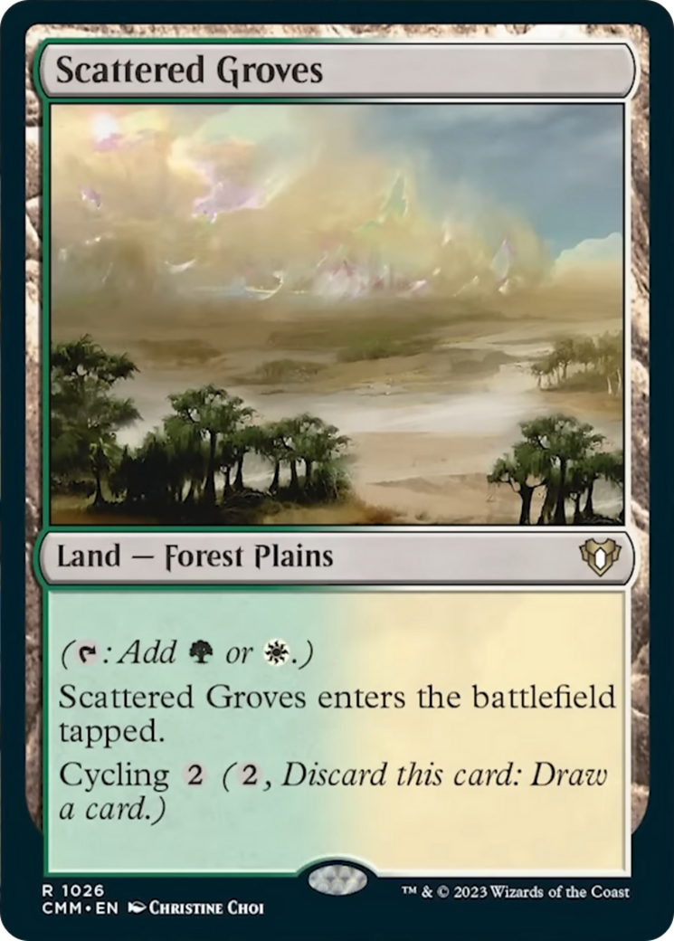 Scattered Groves [Commander Masters] | Jomio and Rueliete's Cards and Comics