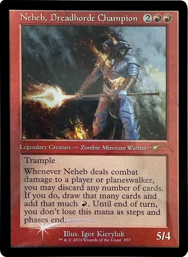 Neheb, Dreadhorde Champion (Retro Frame) [Secret Lair Drop Series] | Jomio and Rueliete's Cards and Comics