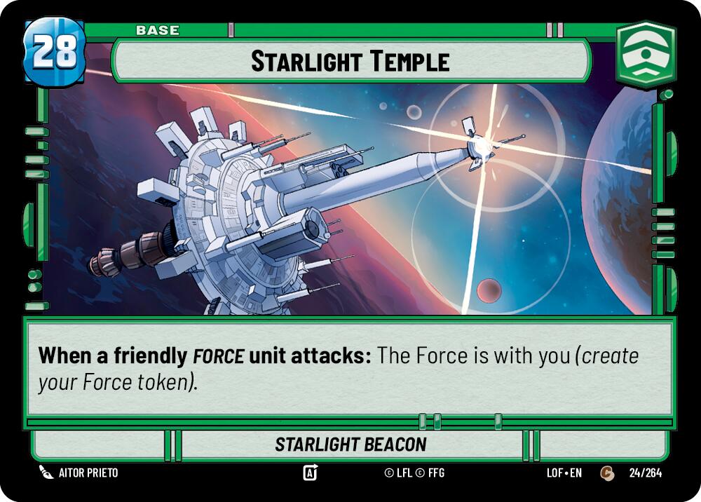 Starlight Temple // Force (024/264 // T03/T03) (024/264 // T03/T03) [Legends of the Force] | Jomio and Rueliete's Cards and Comics