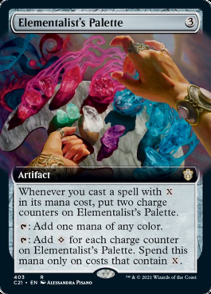 Elementalist's Palette (Extended Art) [Commander 2021] | Jomio and Rueliete's Cards and Comics