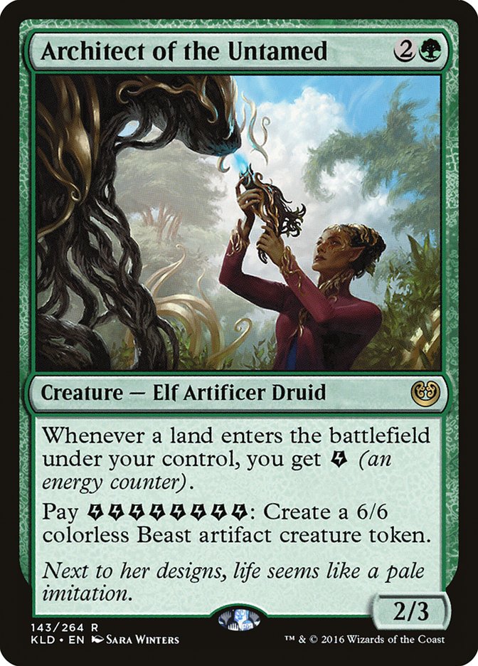 Architect of the Untamed [Kaladesh] | Jomio and Rueliete's Cards and Comics