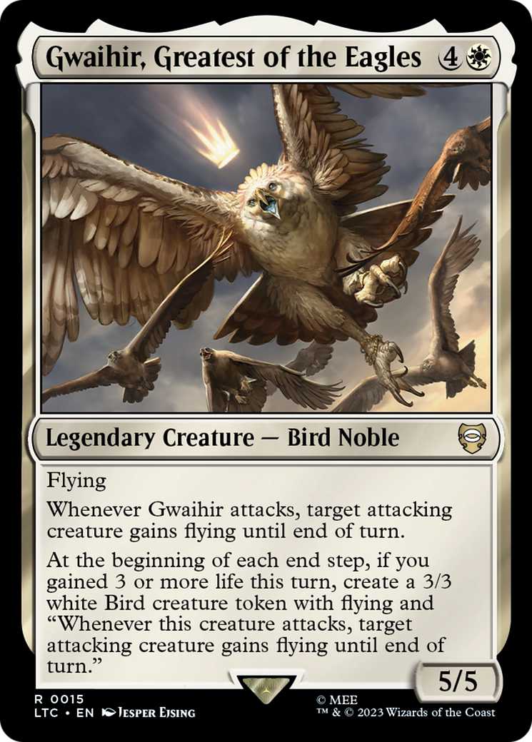 Gwaihir, Greatest of the Eagles [The Lord of the Rings: Tales of Middle-Earth Commander] | Jomio and Rueliete's Cards and Comics