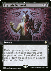 Phyresis Outbreak (Extended Art) [Phyrexia: All Will Be One Commander] | Jomio and Rueliete's Cards and Comics