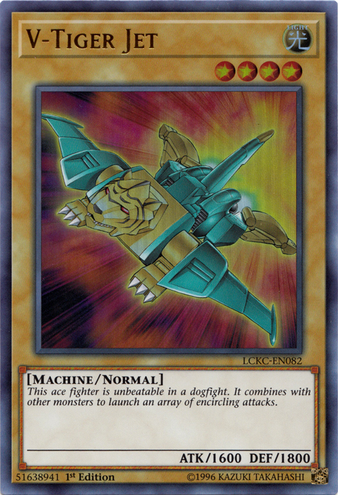 V-Tiger Jet [LCKC-EN082] Ultra Rare | Jomio and Rueliete's Cards and Comics