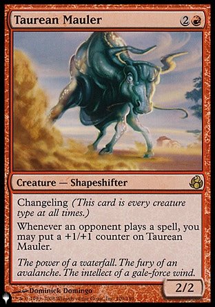 Taurean Mauler [The List] | Jomio and Rueliete's Cards and Comics