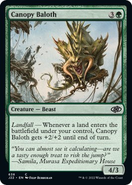 Canopy Baloth [Jumpstart 2022] | Jomio and Rueliete's Cards and Comics